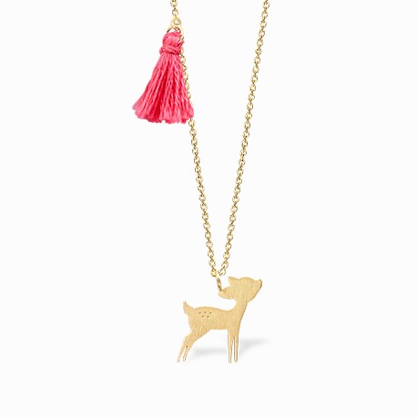 Mini Coquine Bambi Golden Necklace