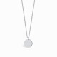 Basic Circle Silver Necklace