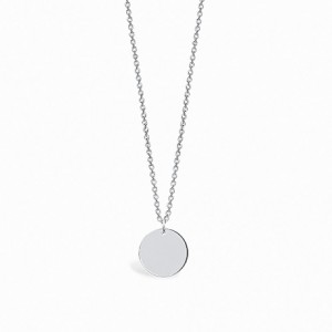 Back to Basics Circle Silver Necklace