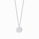 Back to Basics Circle Silver Necklace