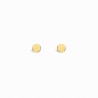 Back to Basics Circle Golden Silver Earrings