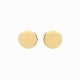 Basic Circle Golden Silver Earrings