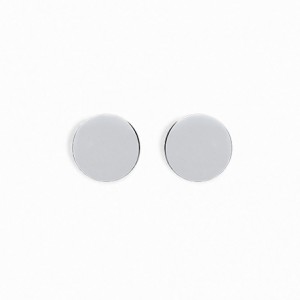 Back to Basics Big Circle Silver Earrings