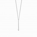 Back to Basics Pin Silver Necklace