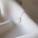 Basic Circle Silver Necklace