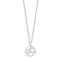 Mini Coquine Mushroom Silver Necklace