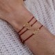 Origami Tsuru Golden Linen Bracelet