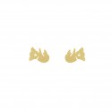 Mini Coquine Koala Golden Silver Earrings