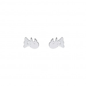 Mini Coquine Koala  Silver Earrings