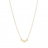Love 3 Mini Hearts Golden Necklace