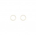 Back to Basics  Big Ring Golden Earrings