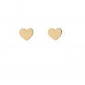 Love  Heart Golden Earrings