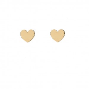 Love  Heart Golden Earrings