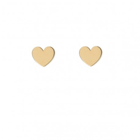 Love  Heart Golden Earrings