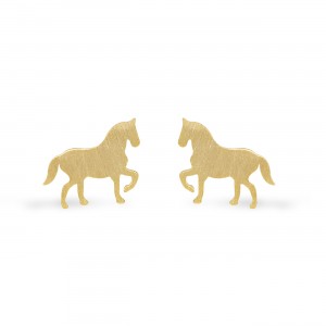 Nature Horse  Silver Earrings