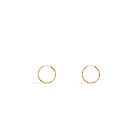 Back to Basics Gold Plated Silver Hoops