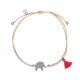 Pulseira Nature Elefante Prata