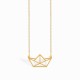 Origami Boat Golden Necklace