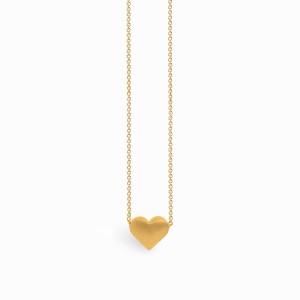 Full Heart Golden Necklace