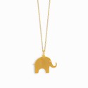 Nature Elephant Golden Necklace