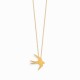 Nature Swallow Golden Necklace