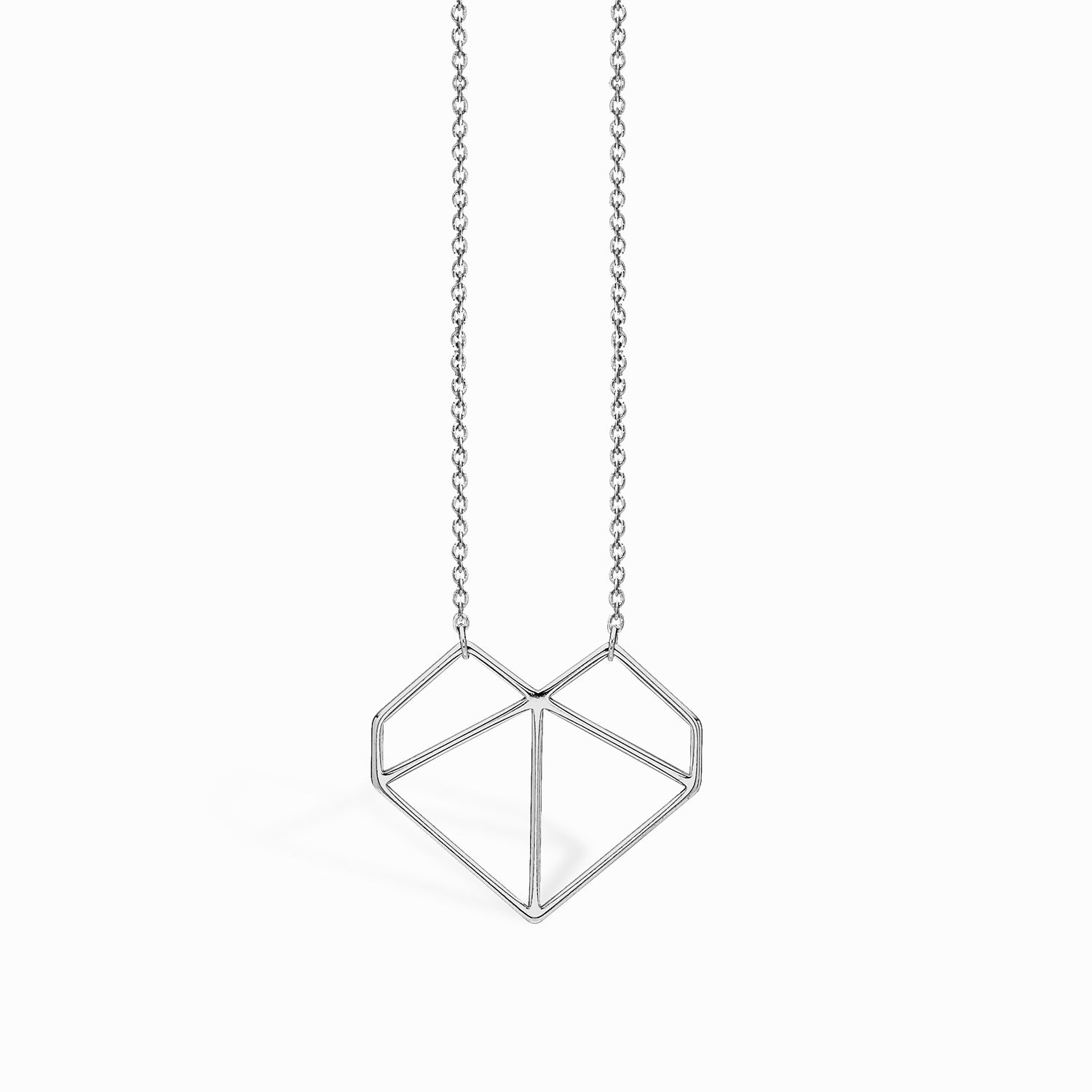COLAR CORAÇÃO ORIGAMI