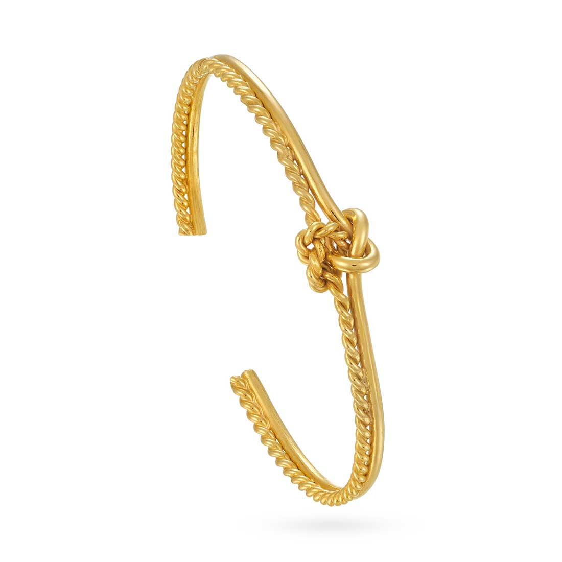 PULSEIRA KNOT NÓ DUPLO FIO LISO E TORCIDO