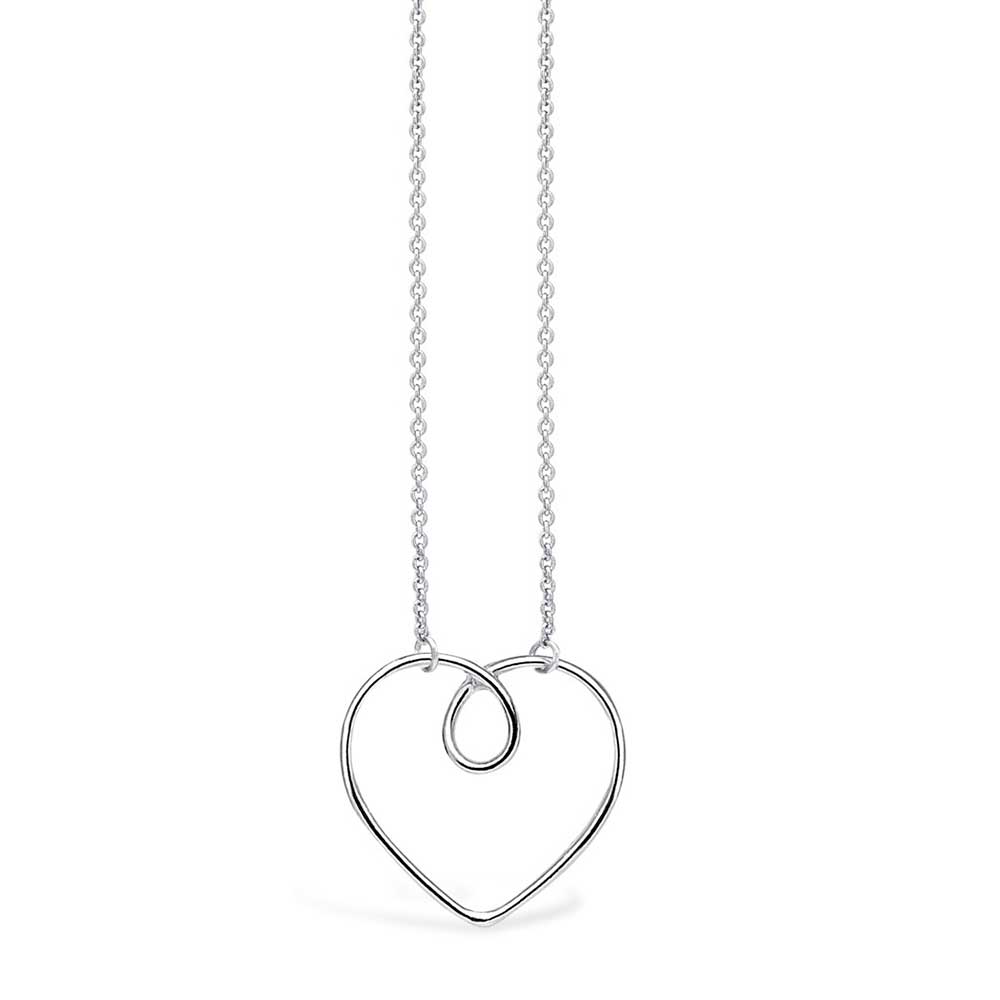 LOVE WIRE HEART NECKLACE