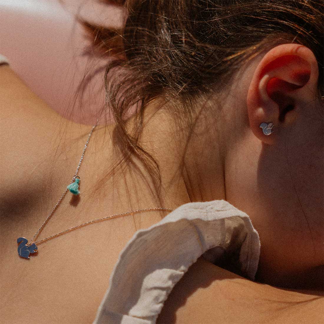 MINI COQUINE SQUIRREL EARRINGS