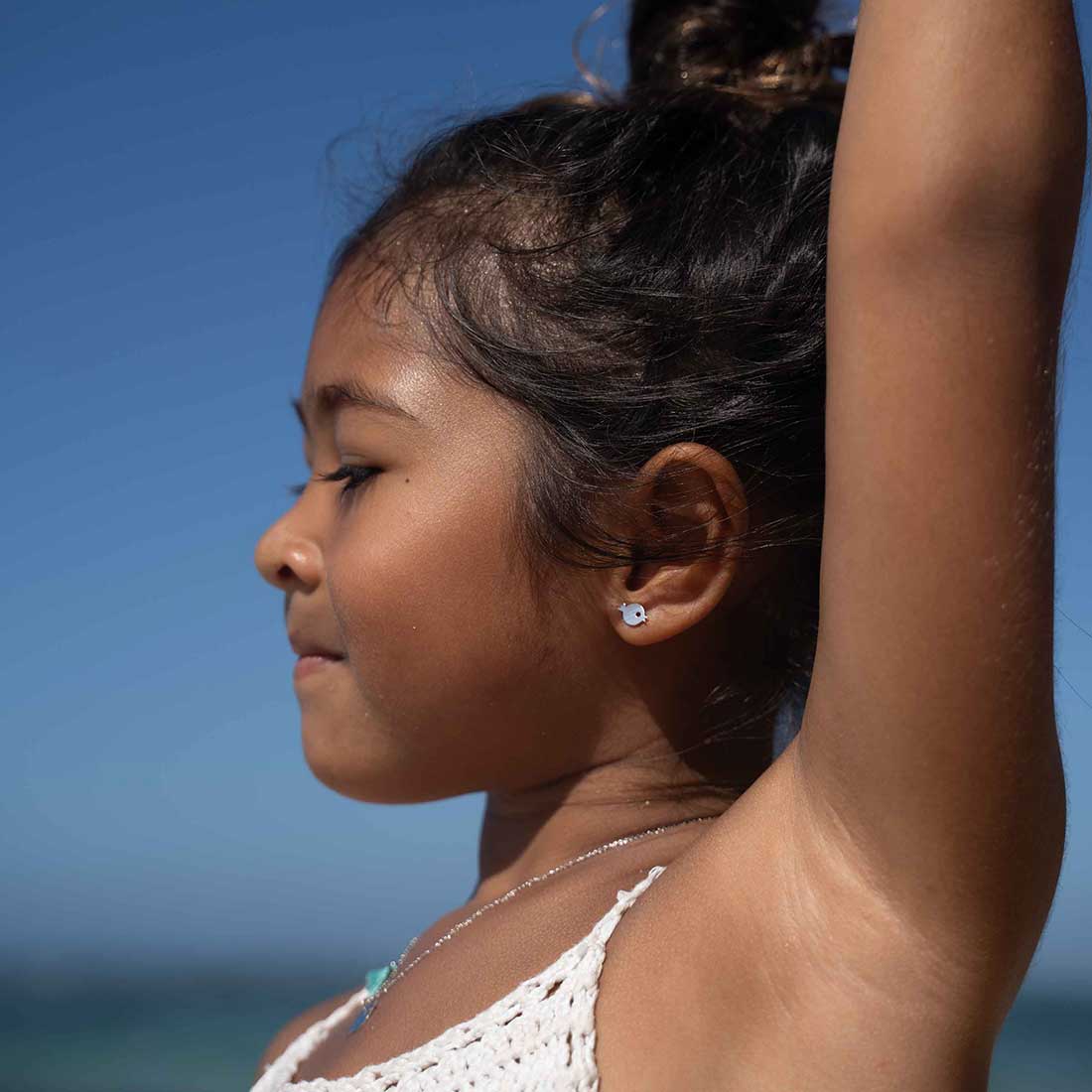 BRINCOS MINI COQUINE PEIXE-BALÃO