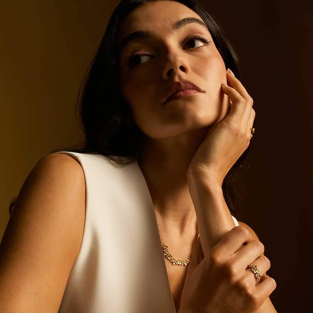 BOHO FLOWER COLLAR NECKLACE