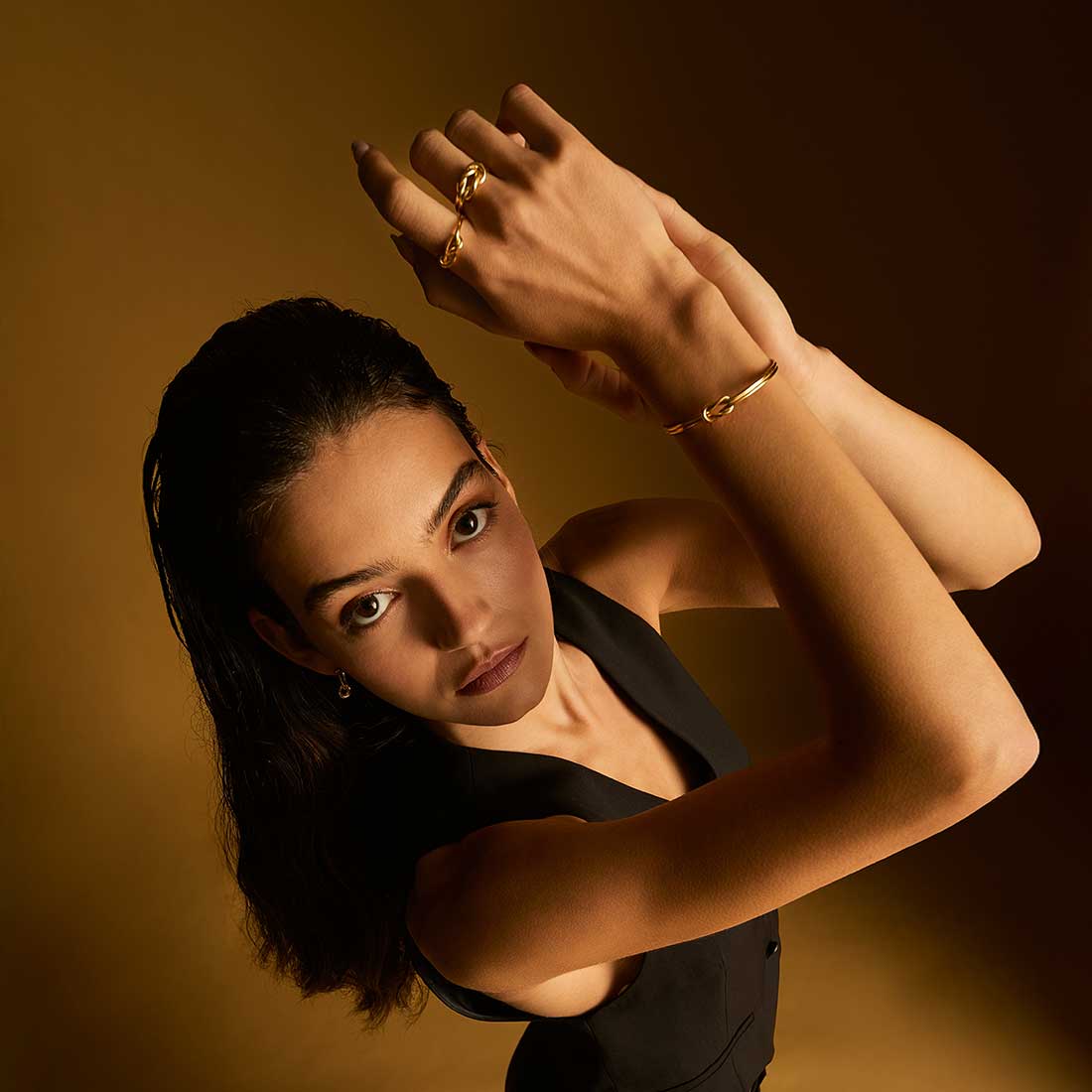 PULSEIRA KNOT NÓ CORRIDO FIO DUPLO FINA