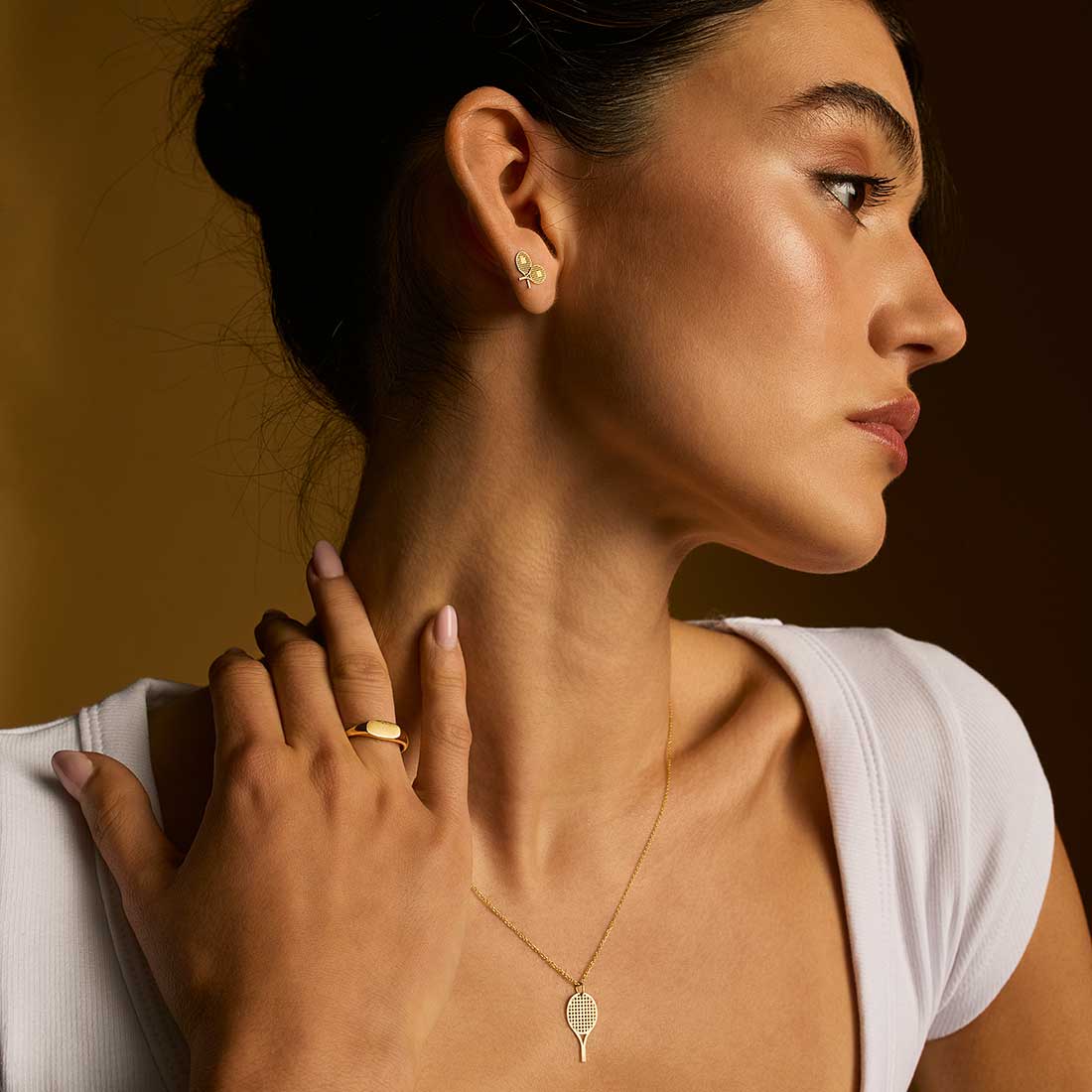 LIFE TENNIS RACKET EARRINGS