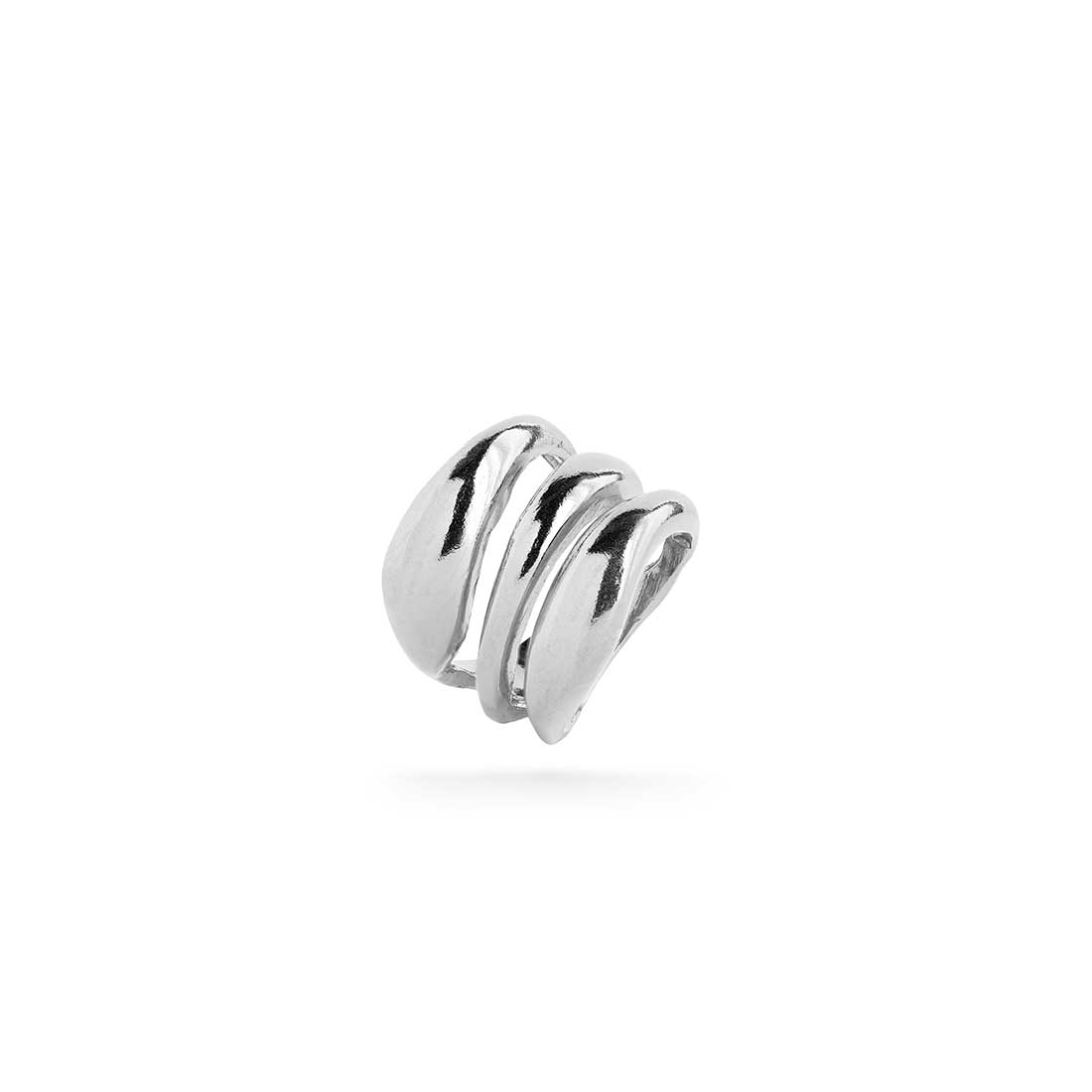 BASIC THREE ASYMMETRICAL BANDS RING