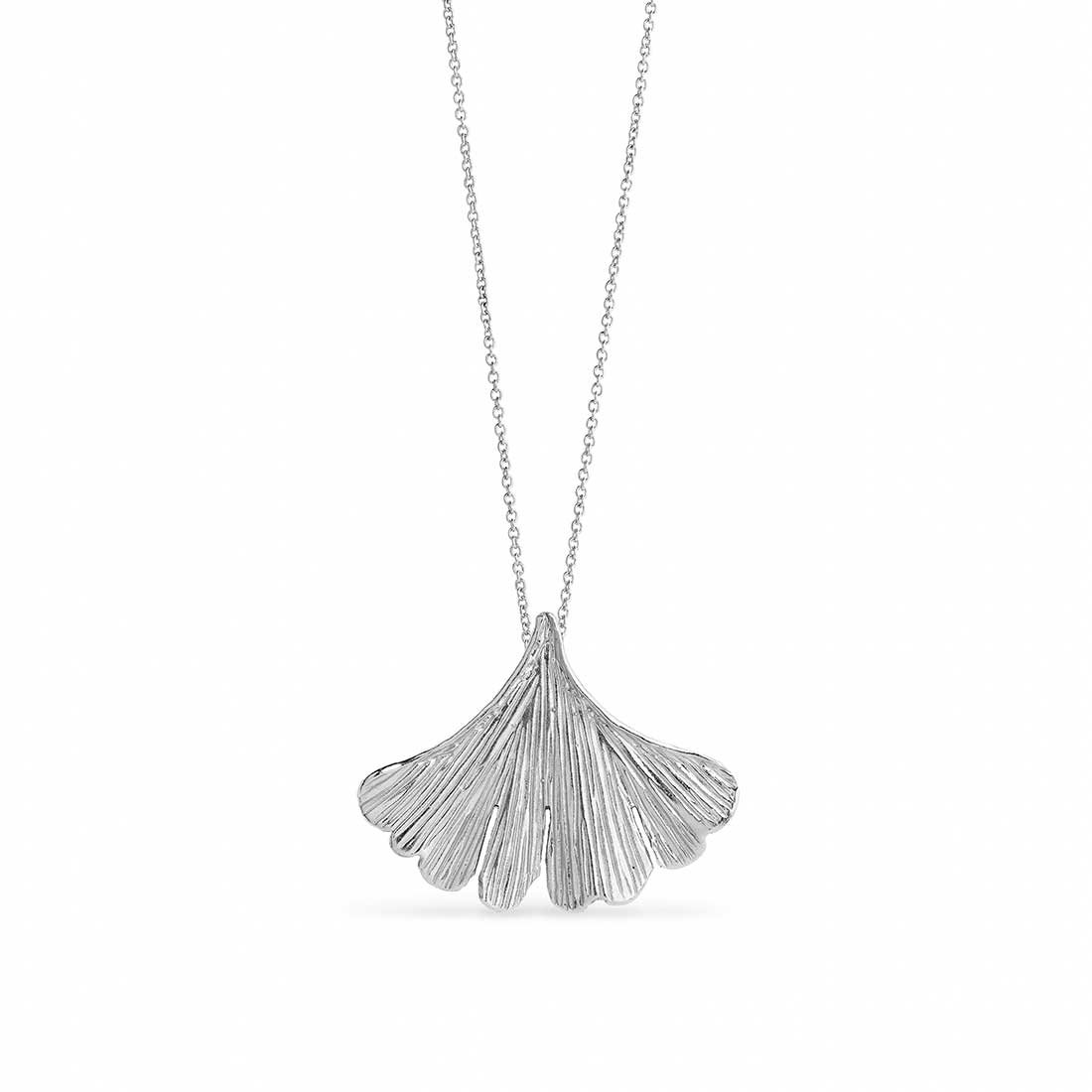 LARGE BOHO GINKGO BILOBA NECKLACE