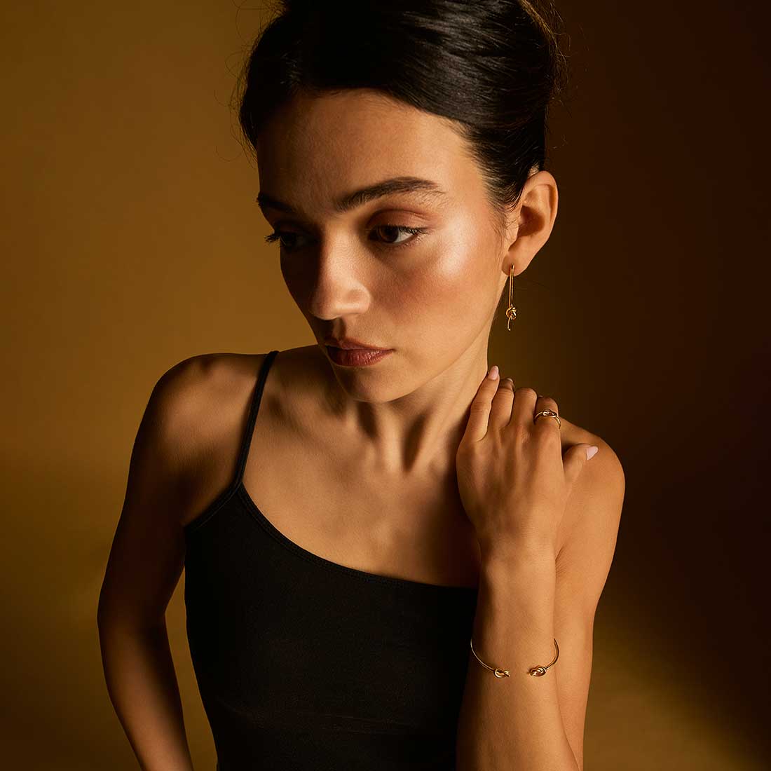 BRINCOS KNOT NÓ COMPRIDO