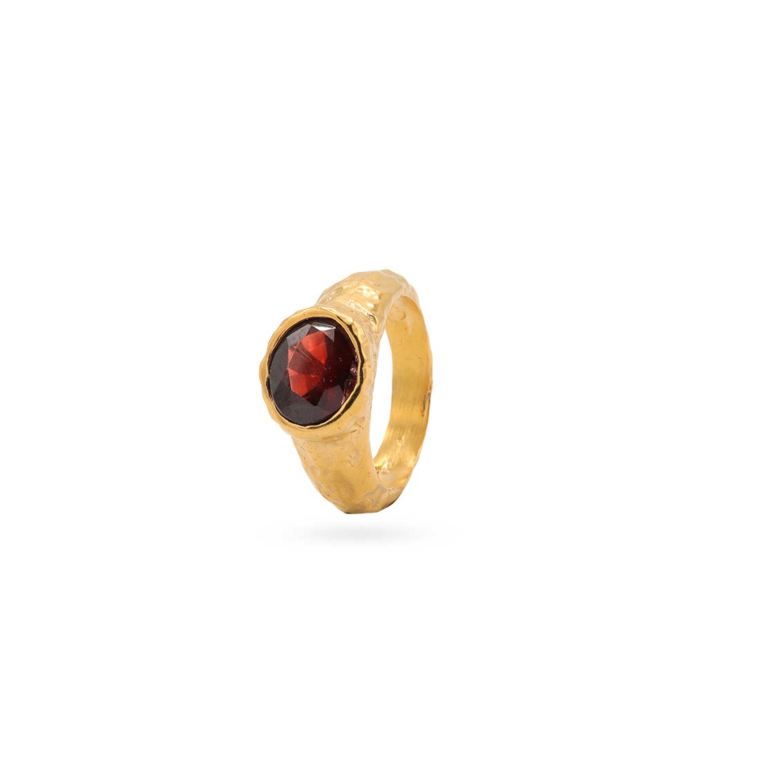 ANEL BASIC MARTELADO COM ZIRCÓNIA