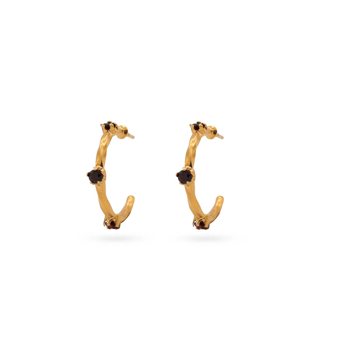 BRINCOS BASIC TORCIDOS COM ZIRCÓNIAS