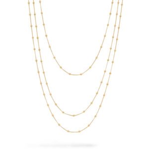 COLAR TRIPLO CHAIN BOLINHAS