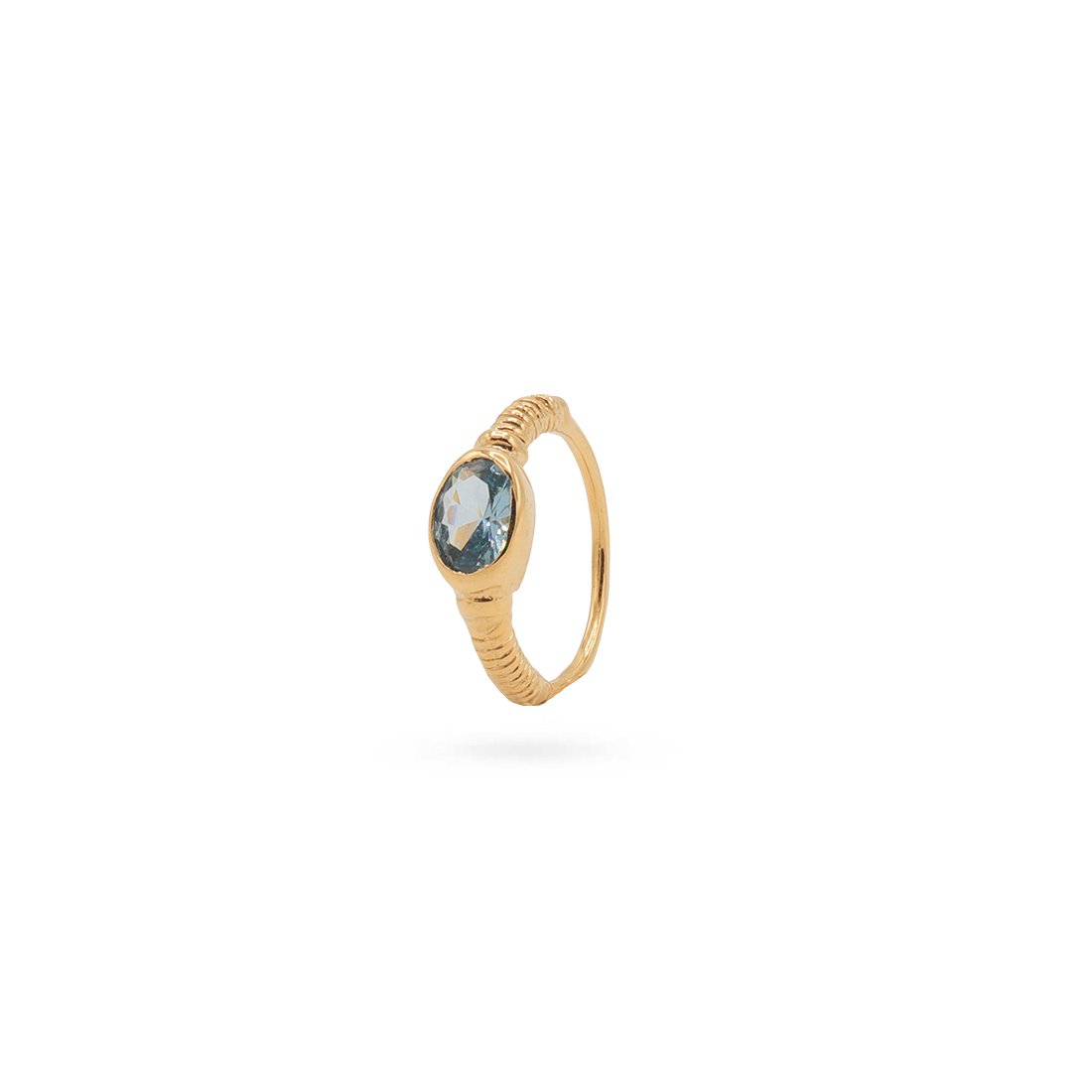 BASIC FEMALE RING WITH ZIRCONIA