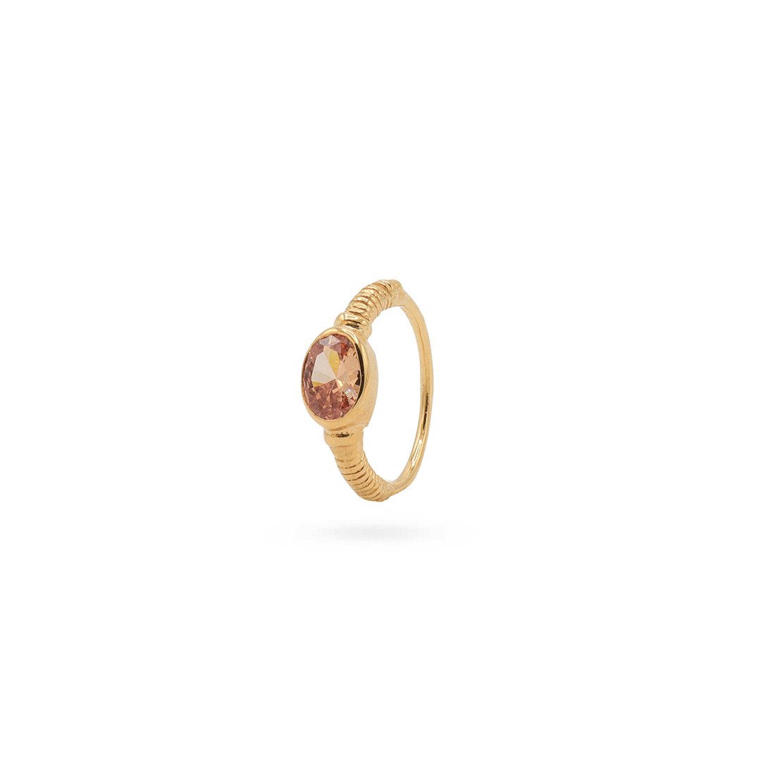 BASIC FEMALE RING WITH ZIRCONIA