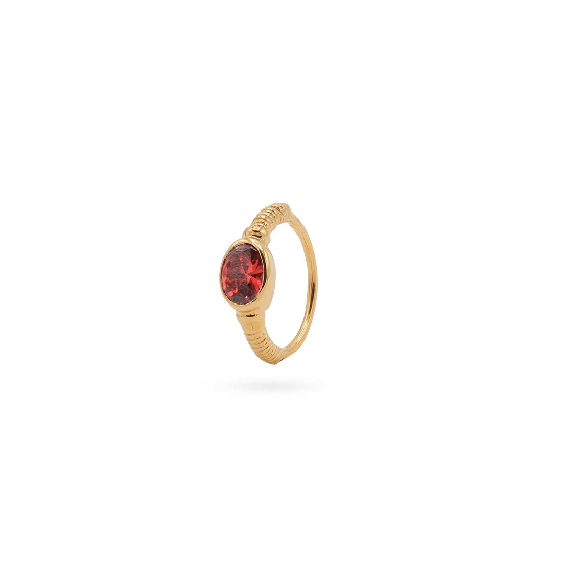 BASIC FEMALE RING WITH ZIRCONIA
